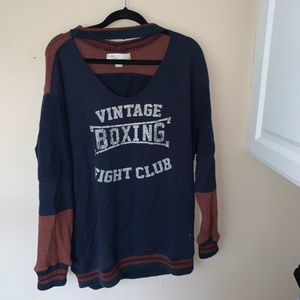 Vintage Havana Oversized Fight Club Crewneck